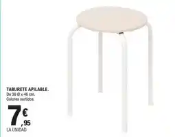 E.Leclerc Taburete apilable oferta