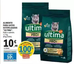 E.Leclerc Ultima - alimento para gatos esterilizados oferta
