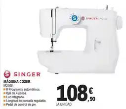 E.Leclerc Singer - maquina coser oferta