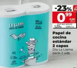 Dia Dia la llama - papel de cocina estándar 2 capas oferta