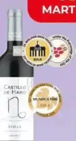 Dia Castillo de haro - vino tinto crianza d.o.ca. rioja oferta