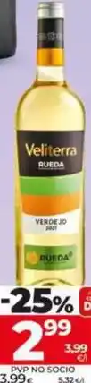 Dia Veliterra - vino blanco verdejo d.o. rueda oferta