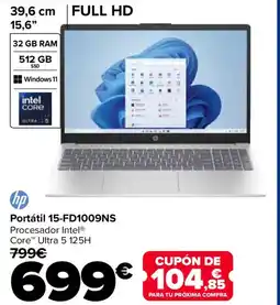 Carrefour HP Portátil 15-FD1009NS oferta