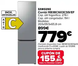 Carrefour SAMSUNG Combi RB38C603CS9/EF oferta