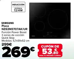 Carrefour SAMSUNG Placa NZ63M3707AK/UR oferta