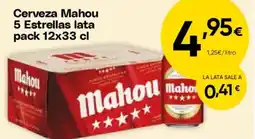 FROIZ MAHOU Cerveza 5 Estrellas oferta