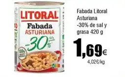 FROIZ LITORAL Fabada Asturiana -30% de sal y grasa oferta