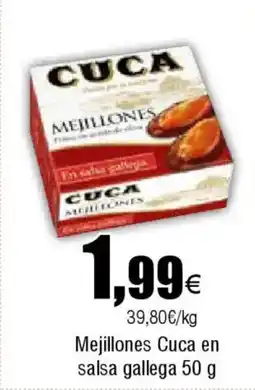 FROIZ CUCA Mejillones en salsa gallega oferta