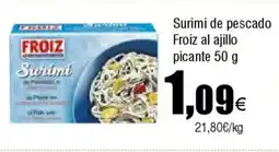FROIZ FROIZ Surimi de pescado al ajillo picante oferta