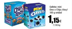 FROIZ Galletas mini Oreo o Chips Ahoy! oferta