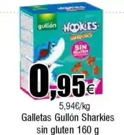 FROIZ GULLON Galletas Sharkies sin gluten oferta