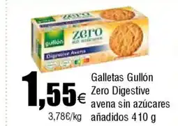 FROIZ GULLON Zero Galletas Digestive avena sin azúcares oferta
