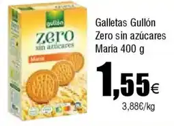 FROIZ GULLOn Zero Galletas sin azúcares María oferta