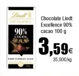 FROIZ LINDT Chocolate Excellence 90% cacao oferta