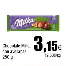 FROIZ MILKA Chocolate con avellanas oferta