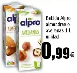 FROIZ ALPRO Bebida alpro almendras o avellanas oferta