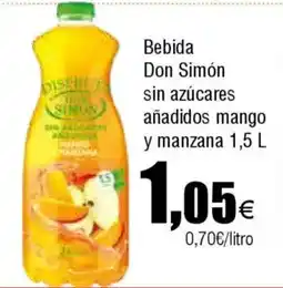 FROIZ DOn SIMON Bebida sin azúcares añadidos mango y manzana oferta