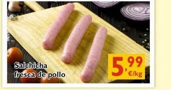 Supermercados La Despensa Salchicha Fresca De Pollo oferta