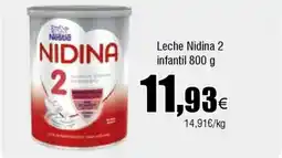 FROIZ NESTLE Leche Nidina 2 infantil oferta