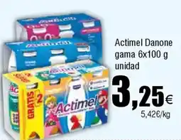 FROIZ ACTIMEL Danone gama oferta