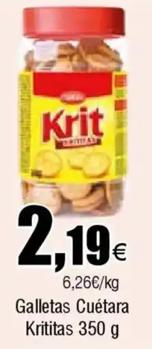 FROIZ CUETARA Galletas Krititas oferta