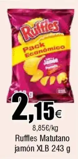 FROIZ RUFFLES Matutano jamón XLB oferta