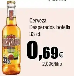 FROIZ DESPERADOS Cerveza botella oferta