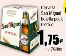 FROIZ SAN MIGUEL Cerveza botella oferta