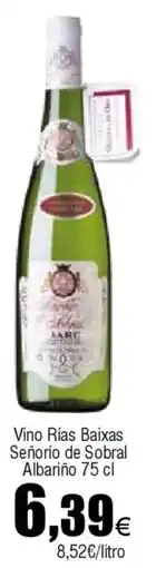 FROIZ Vino Rías Baixas Señorío de Sobral Albariño oferta