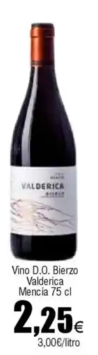 FROIZ Vino D.O. Bierzo Valderica Mencía oferta