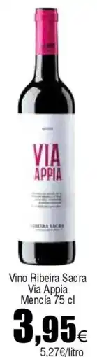 FROIZ Vino Ribeira Sacra Via Appia Mencía oferta