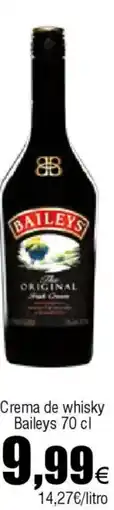 FROIZ BAILEYS Crema de whisky oferta