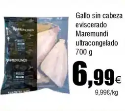 FROIZ Gallo sin cabeza eviscerado Maremundi ultracongelado oferta