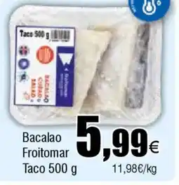 FROIZ Bacalao Froitomar Taco oferta