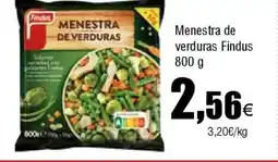 FROIZ FINDUS Menestra de verduras oferta