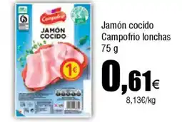 FROIZ CAMPOFRIO Jamón cocido lonchas oferta