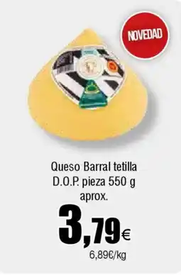 FROIZ Queso Barral tetilla D.O.P. oferta