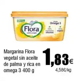 FROIZ FLORA Margarina vegetal sin aceite de palma y rica en omega 3 oferta