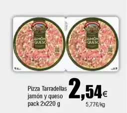 FROIZ TARRADELLAS Pizza jamón y queso oferta