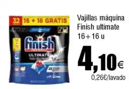 FROIZ FINISH Vajillas máquina ultimate 16+16 u oferta