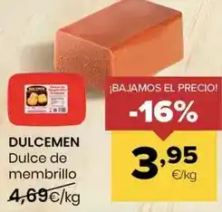 Autoservicios Familia Dulcemen - dulce de membrillo oferta