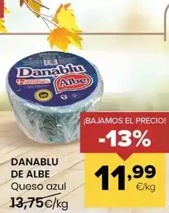 Autoservicios Familia Danablu de albe - queso azul oferta
