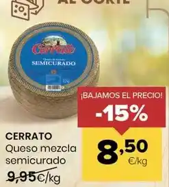 Autoservicios Familia Cerrato - queso mezcla semicurado oferta