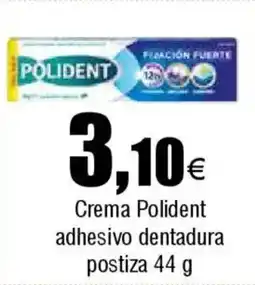 FROIZ POLIDENT Crema adhesivo dentadura postiza oferta