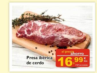 Supermercados La Despensa Presa Ibérica De Cerdo oferta