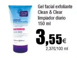 FROIZ Gel facial exfoliante Clean & Clear limpiador diario oferta