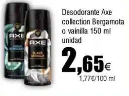 FROIZ AXE Desodorante collection Bergamota o vainilla oferta