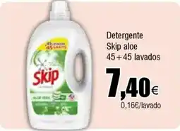 FROIZ SKIP Detergente aloe 45+45 lavados oferta