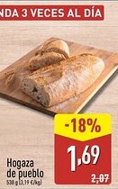 ALDI Hogaza de pueblo oferta