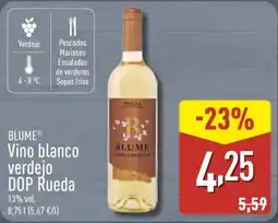 ALDI BLUME Vino blanco verdejo DOP Rueda oferta